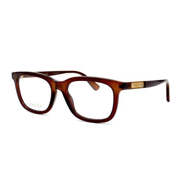 NEW GUCCI GG0938O 006 BROWN TRANSPARENT AUTHENTIC EYEGLASSES FRAME - Picture 4 of 14